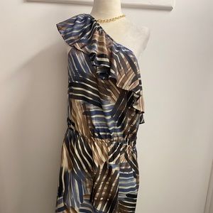 Off the shoulder satin dress